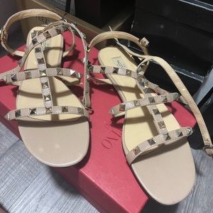 Valentino rockstud sandals size 10